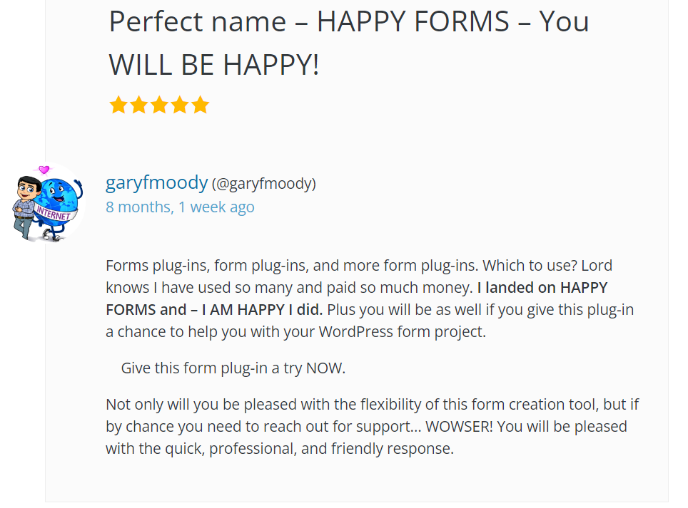 Happyforms reviews 2