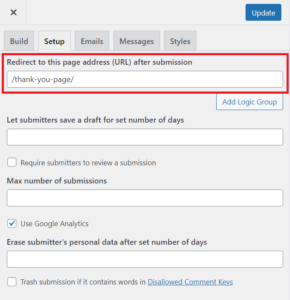 How to create a thank you page after form submission with WordPress ...
