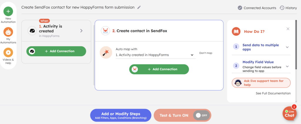 How to Integrate Integrately to Happyforms: Starter Guide - Happyforms